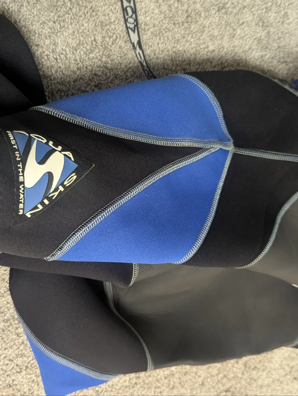 Kids Blue/Black Shorty Wetsuit - Youth Swim